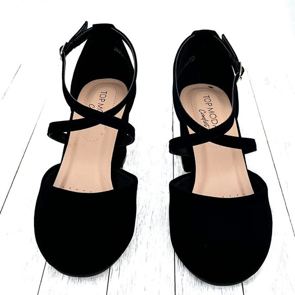 TOP Moda Women's Elegant Black Heels - Picture 5 of 5